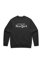 Friends From New York Heritage Crew sweatshirt in Black