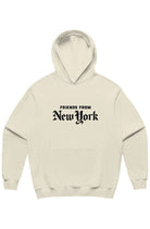 Bone Friends From New York Heritage Hoodie featuring vintage New York typography.